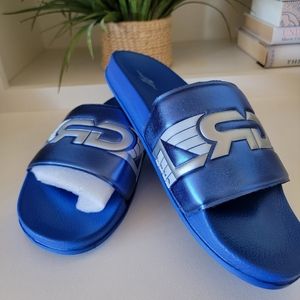 NWT Men's Athetic Sliders Slippers